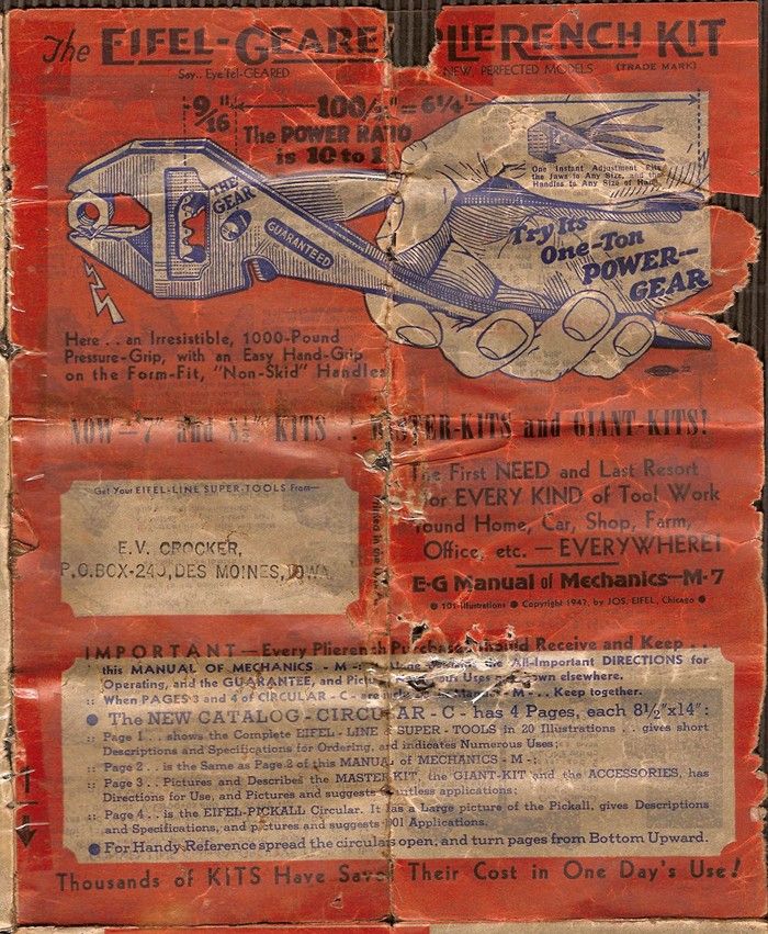 Eifel Geared Plierench brochure